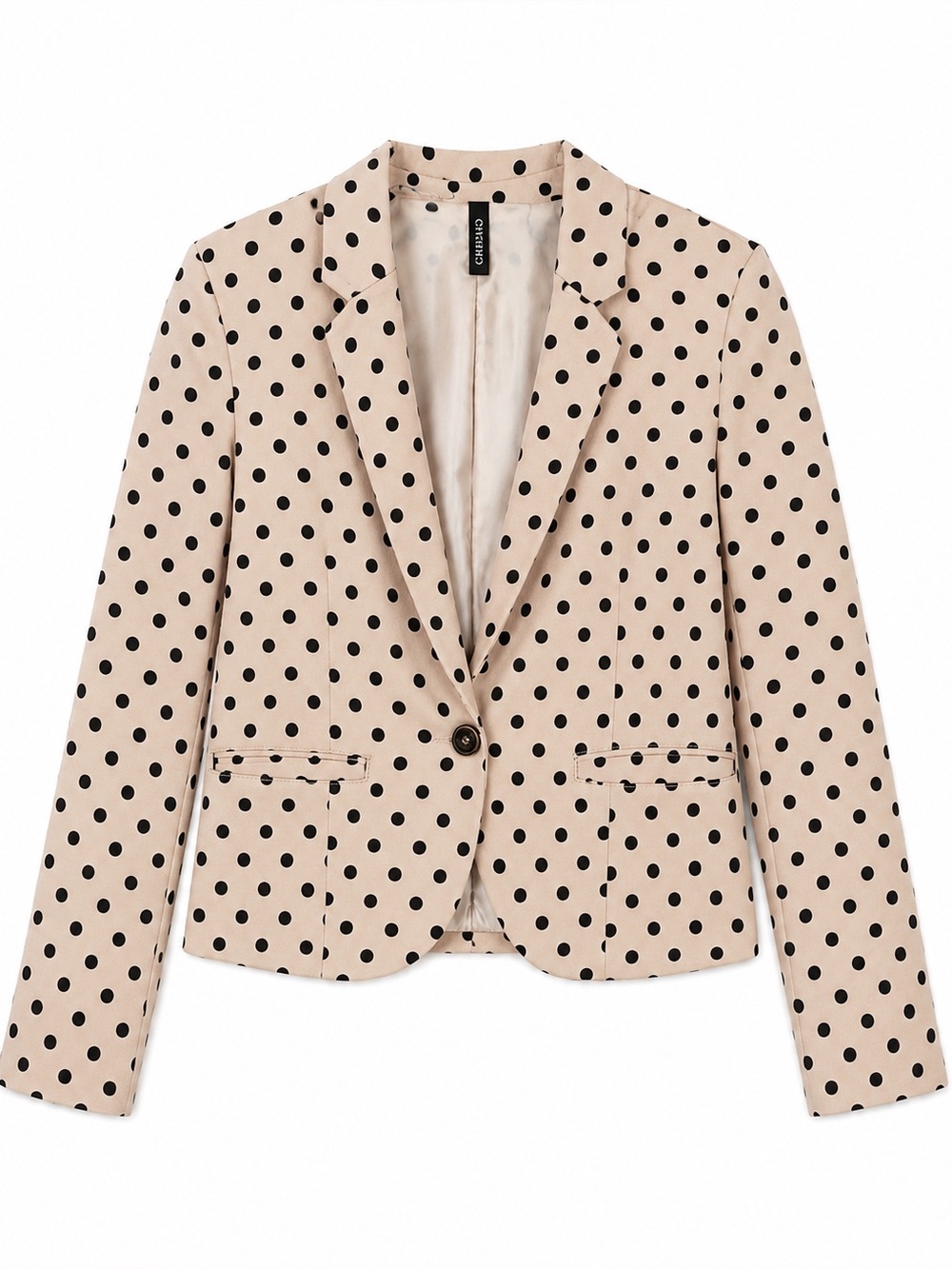 H&M Polka Dot Cropped Blazer